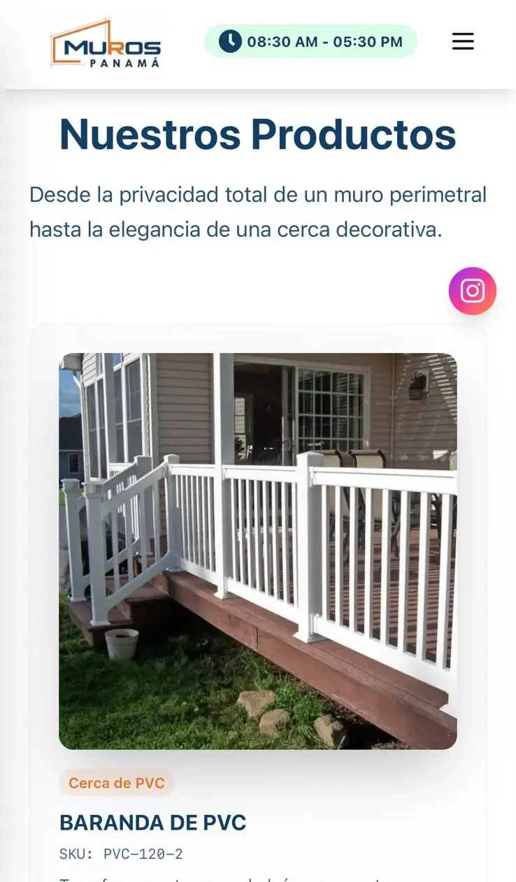Captura móvil de Muros Panamá